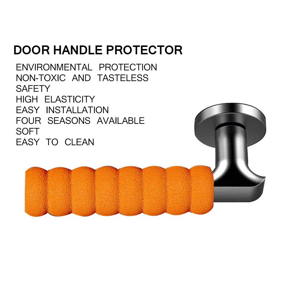 Dørhåndtag dæksel pad tilfælde spiral dørhåndtag beskyttelse sikkerhed dørhåndtag beskytter børnesikkerhed dørhåndtag pads dækker
