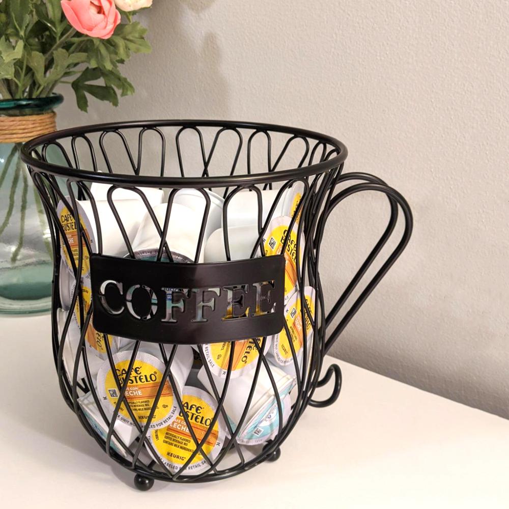 Nespresso kapselhållare kaffemugg cup keeper kaffekapselhållare förvaringskorg köksarrangör