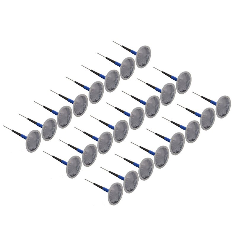 24pcs Tyre Puncture Repair Tool 36mm Vehicle Tubeless Tyre Puncture Repair Kit Wired Mushroom Plug Patch Tire Repair Tools Set
