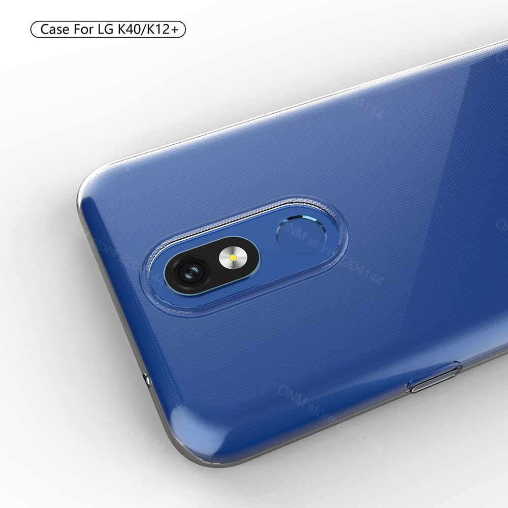 per Il caso di LG K40 TPU silicone Trasparente Montato Cassa Molle Del Respingente per LG K12 Più X4 Trasparente Della Copertura Posteriore