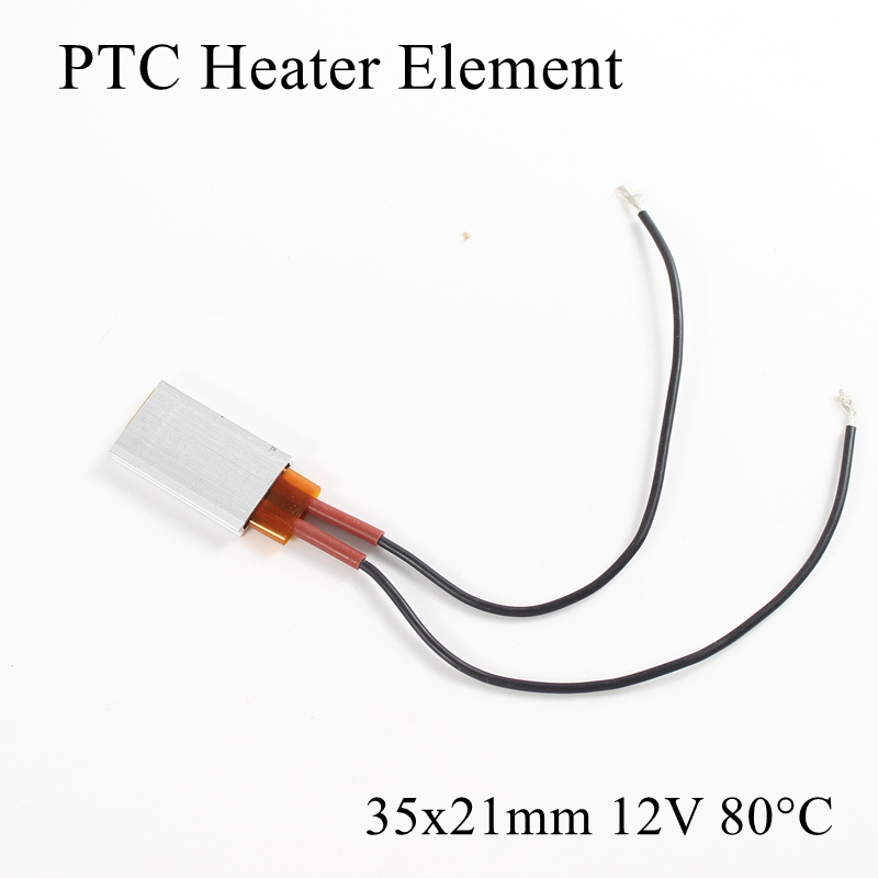BADIKA 2PCS 70x30x6mm 60/80/140/230/270 degree PT C Heating Element 12V