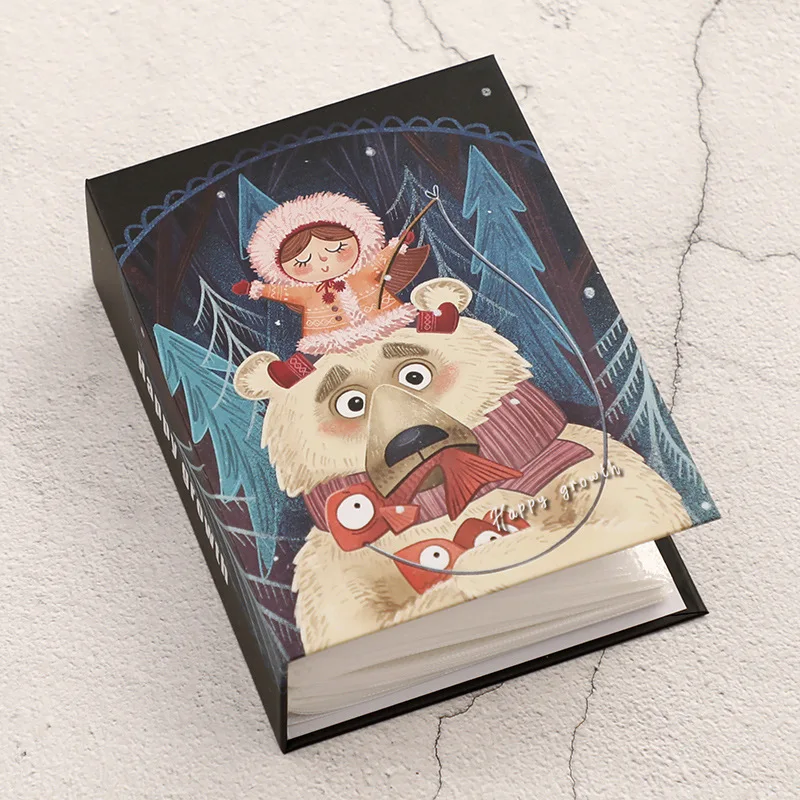 Neue Taschen 6 Zoll Fotoalbum Bilder speicher rahmen für Kinder Kinder Scrap booking Bild Fall Fotoalbum: Blau