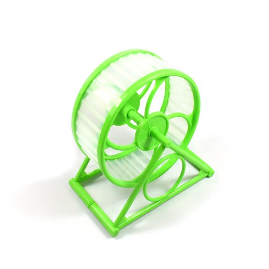 1pcs Small Pets Toy Training Hamster Exercise Wheel Guinea Pig Mouse Running Sports Wheel Small Animals Pet Toy - Color Random