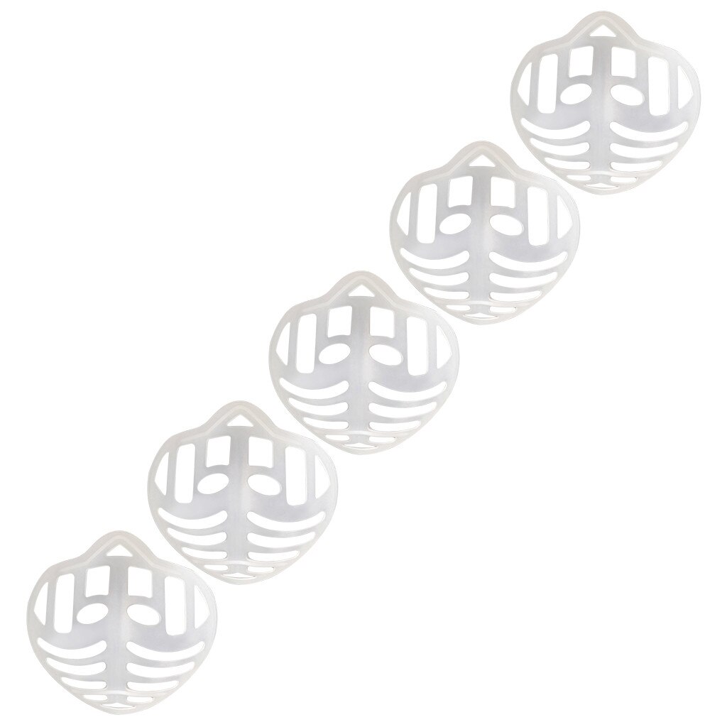 Support pour masques buccaux 3D en Silicone, 5/10/15/20/30/40/50 pièces, aide à respirer et augmente l'espace pour augmenter la respiration: B