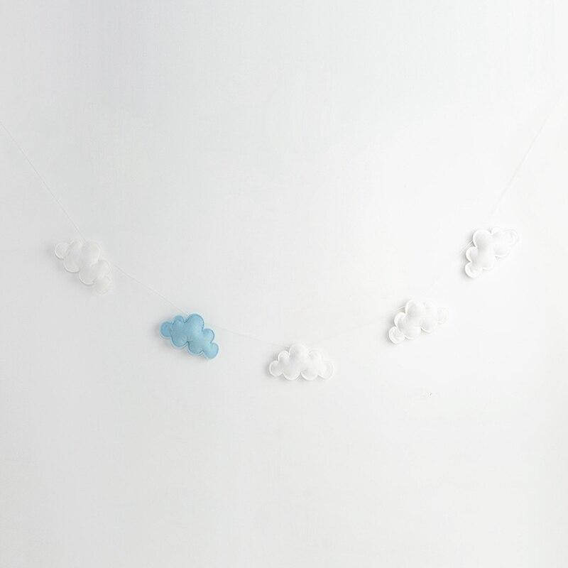 Babyværelse indretning skyformet boligindretning nordisk stil vægophæng ornamenter hjemmepynt snoreindretning børneværelsesdekorationer: Stil 3