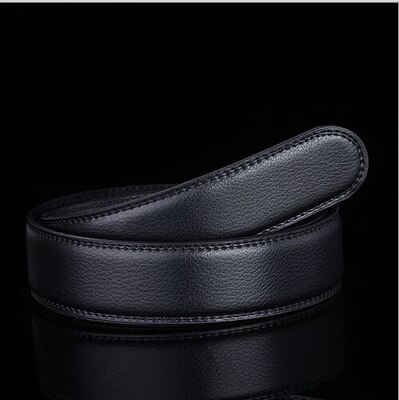 Menn uten spenne stropp automatisk belte forlenget kropp med forlenget 105 110 120 125 130 140 150 160 170cm avlet 3.5cm pvc