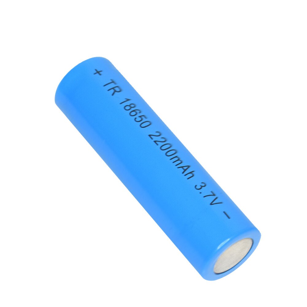 100% Original 4pcs 18650 3.7v 2200mah 18650 Rechargeable Lithium Battery For Flashlight Batteries