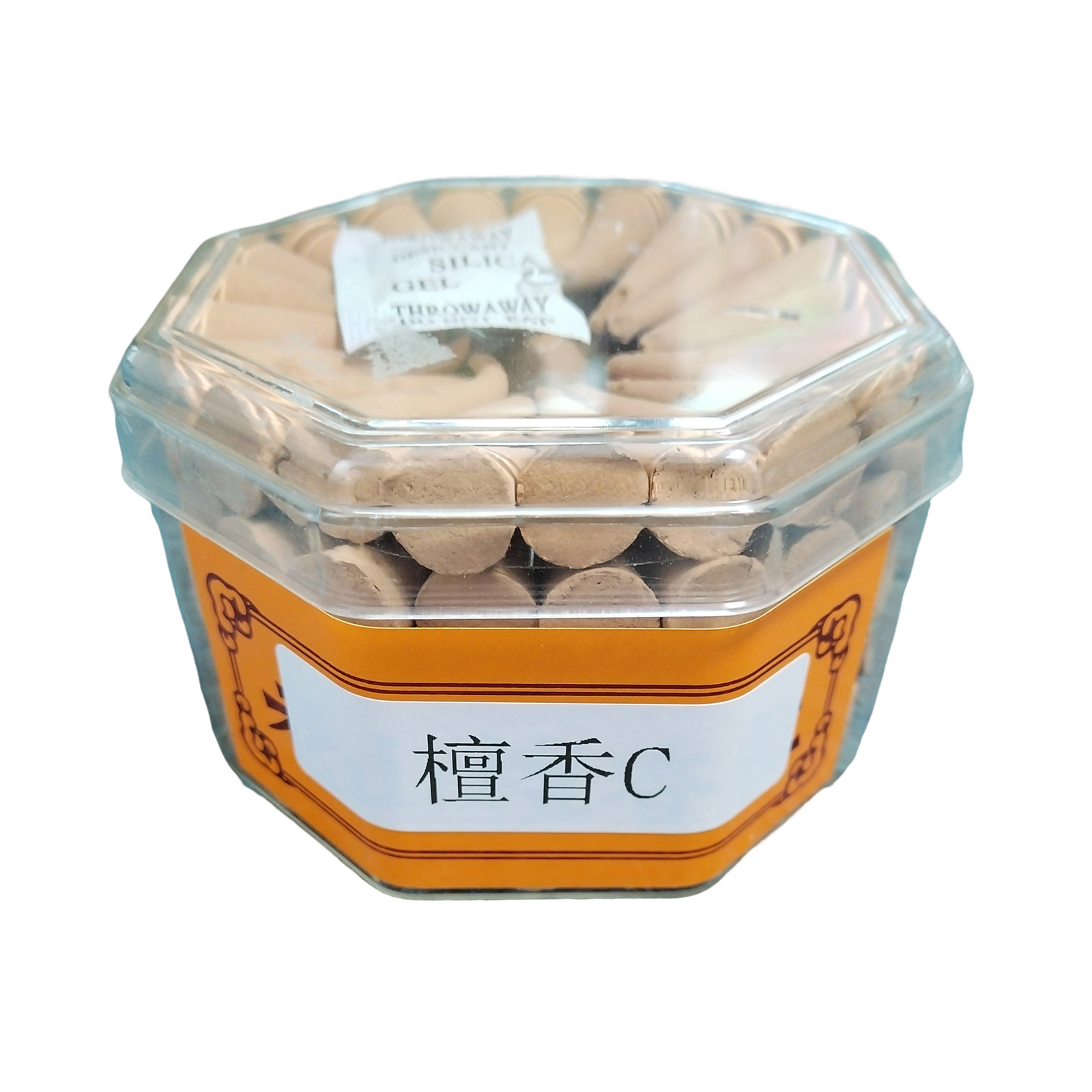 100 Capsules/1 Box Sandalwood Cone-Shaped Incense Tower Incense Large Cylindrical Octagonal Box - Magic Moments, Meditation and Yoga , - Suitable for Home Air Purification, Aromatherapy, Yoga, Office, Tea Room, Health Center, Aromatherapy: Cassia