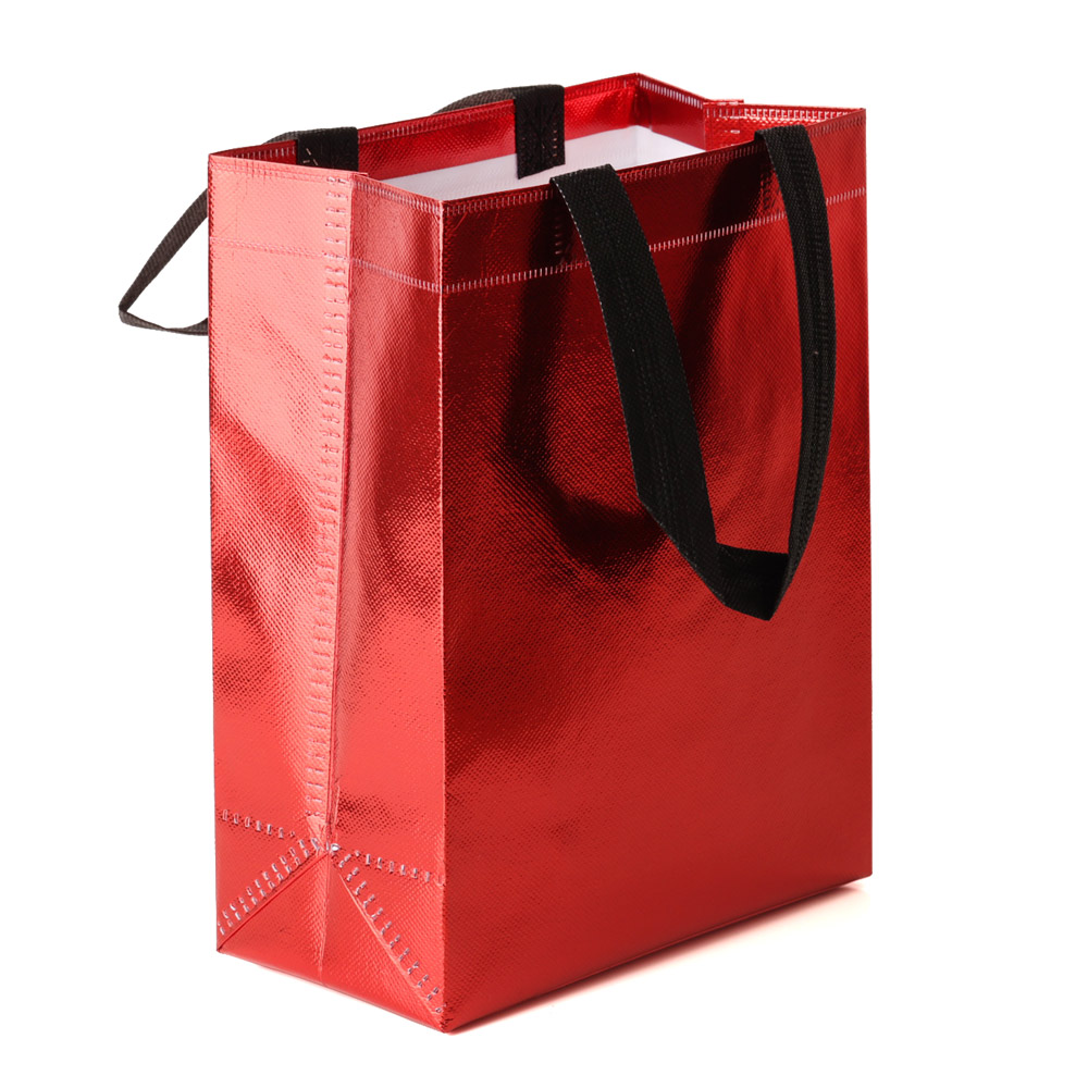 Bolsa de compras colorida de , bolsas de tela no tejida con asa, bolsas de embalaje de para de boda, postre, dulces, bricolaje, 2/5 Uds.