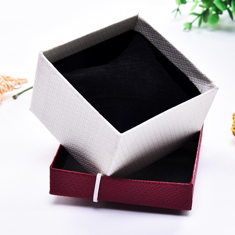 Square Jewelry Box Simple Jewelry Box Earrings Necklace Pendant Display Box Watch Beauty Jewelry Box Bracelet Storage Box