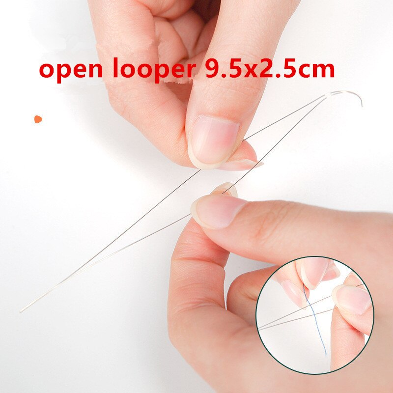 3Pcs Curved Beading Needles Stainless Bead Spinner Needles Thin Bead  Needles For Jewelry Making Sewing Spin Bead DIY Craft