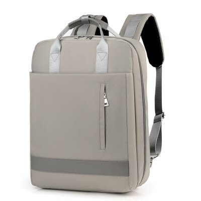 Rechargeable backpack 15.6" laptop with large capacity backpack on top