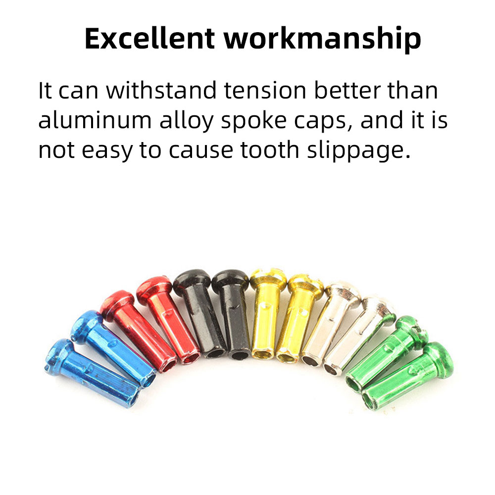 Tapa para radios de bicicleta de 14G, 36/72 Uds., tapa para pezones de rueda de ciclismo para radios de 2mm y 14mm, tetina para radios de rueda colorida