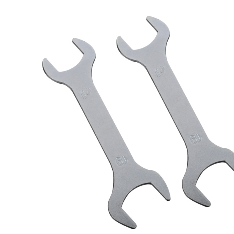 Llave fina de doble cabeza para mantenimiento de coche, herramientas manuales de Hardware, extremo abierto, 8, 10, 12, 13, 14, 15, 19, 22, 24 mm