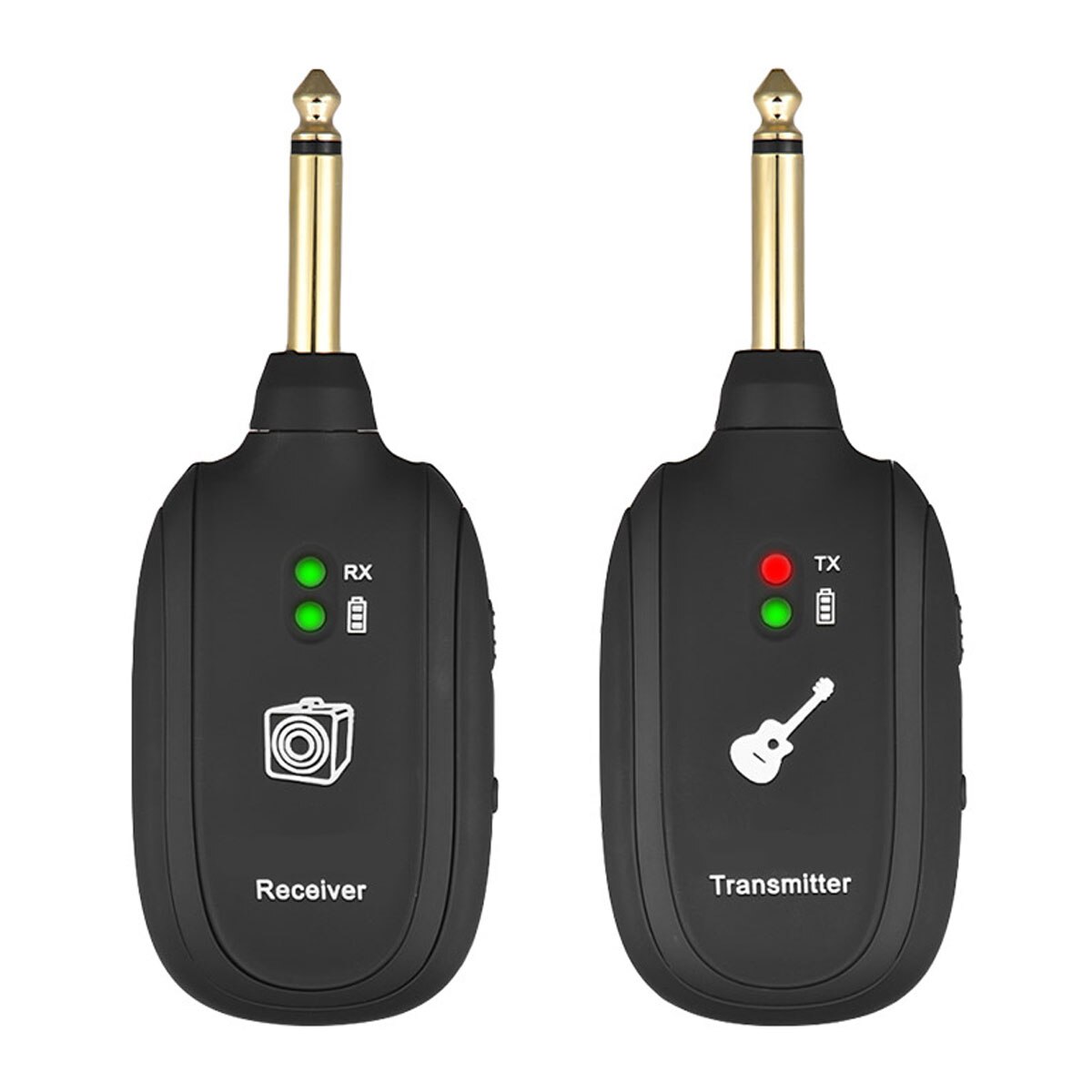 LEKATO WS-80 A8/A9 Gitarre Drahtlose Empfänger System Absender Empfänger Audio- Gitarre Bass Gebaut-in Wiederaufladbare: A8