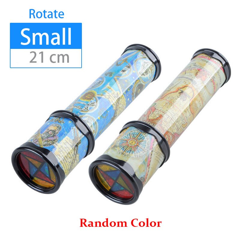 30 cm Skalierbare Drehung Kaleidoskop Magie Wechselvolle Einstellbar Phantasie Farbige Welt Spielzeug Für Kinder Autismus Kind Puzzle Spielzeug: Mehrfarben