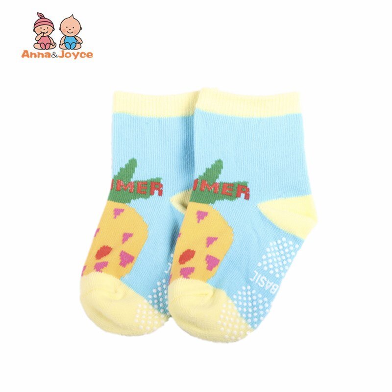 6 paia/lotto neonate calzini 0-3years antiscivolo bambino infantile abbigliamento