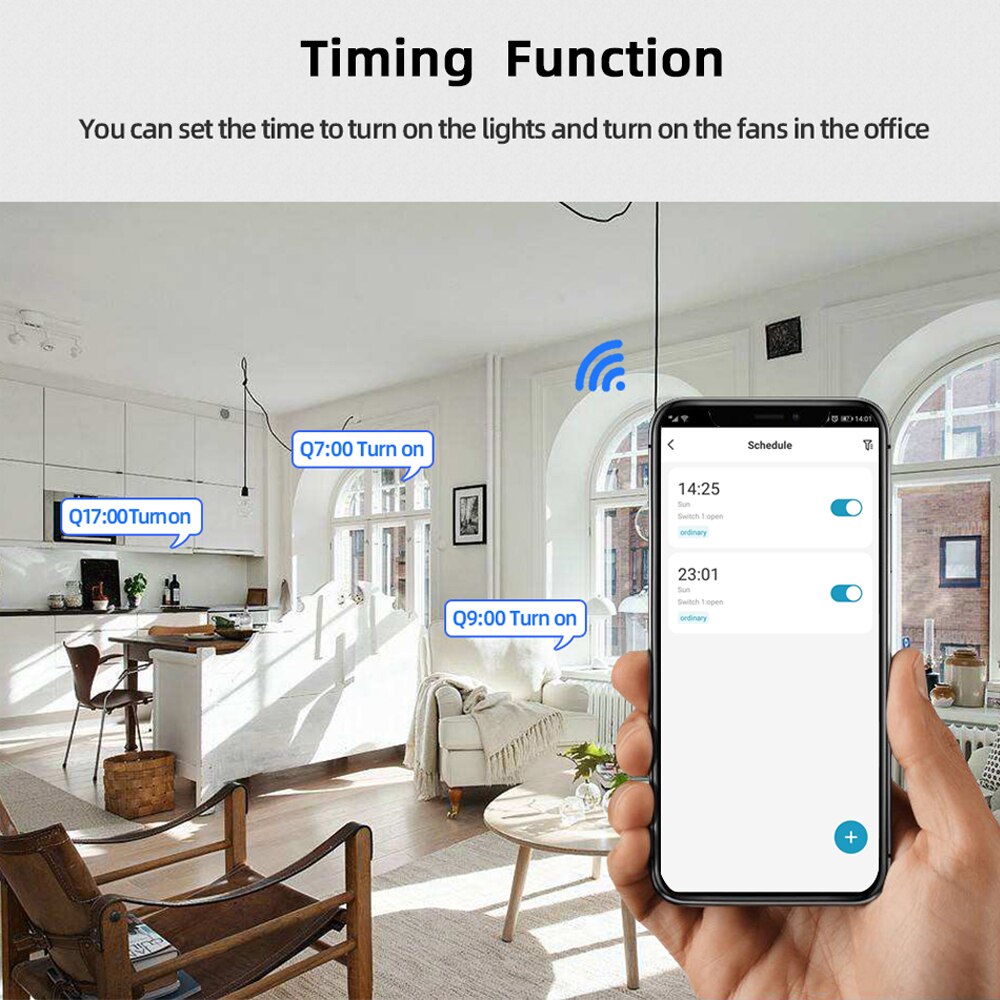 2CH Tuya Wireless Switch,WiFi Switch Module,Smart life APP,Remote Control,DIY Smart Home,2Gang Relay,work with Alexa Google Home