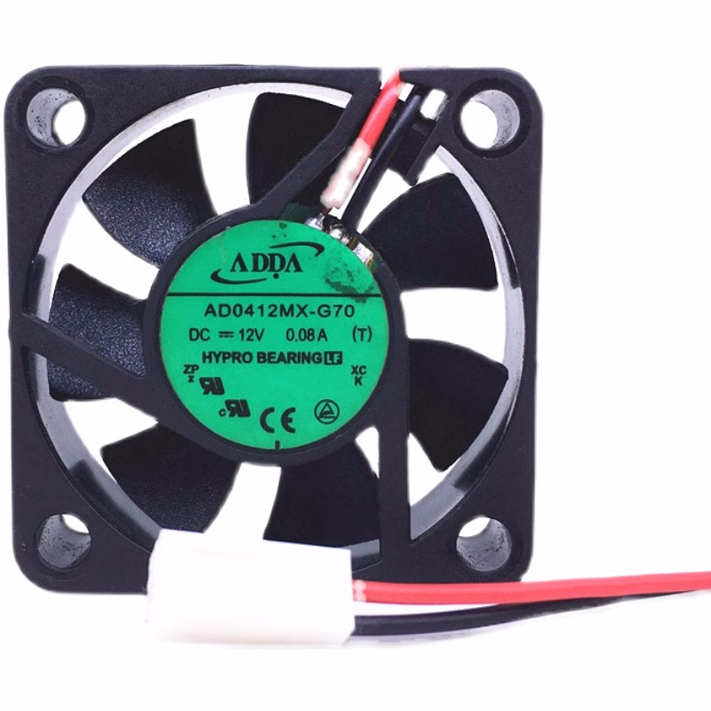CPU Fan for ADDA AD0412MX-G70 DC12V 0.08A Hydraulic Bearing Silent Cooling Fan 40*40*10MM