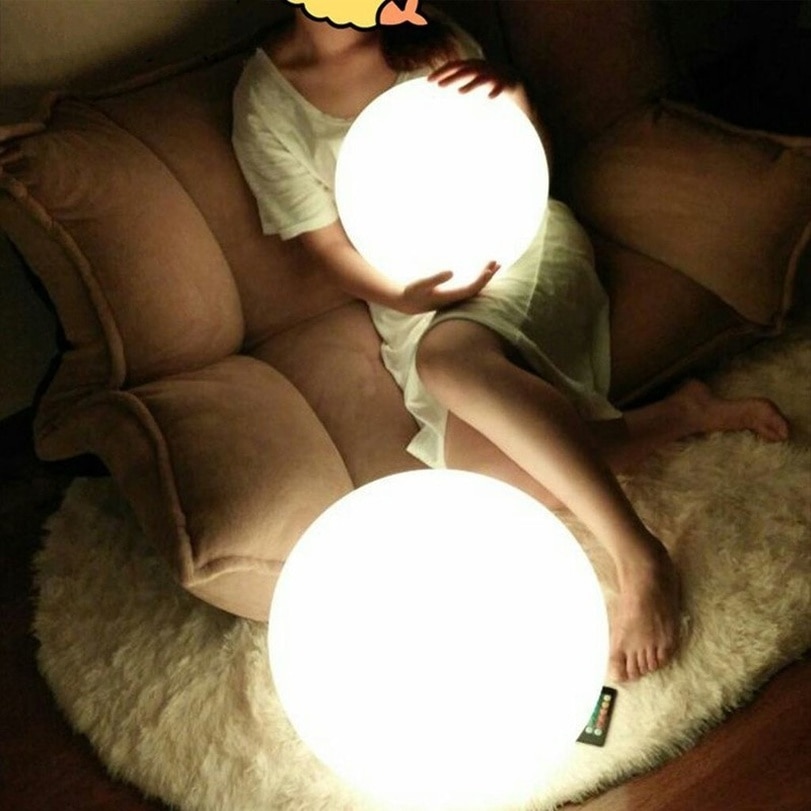 Moderne LED Vloerlamp Wit Slaapkamer Vloerlamp Afstandsbediening Dimbare Vrijstaande Lampen voor Woonkamer Bal Lichtpunt