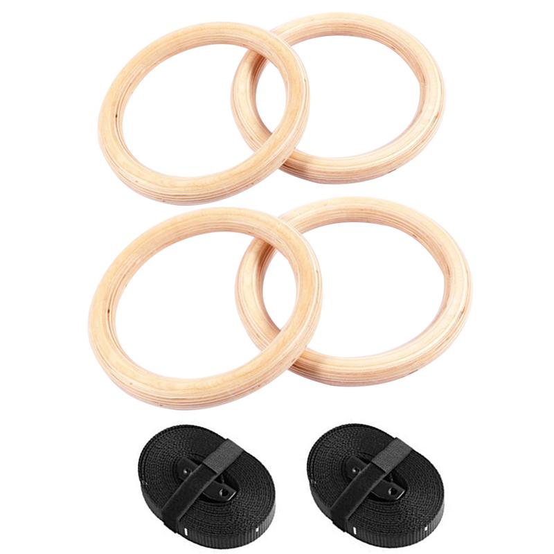 1pc Birch Fitness Rings Non-slip Gymnastics Pull U... – Grandado