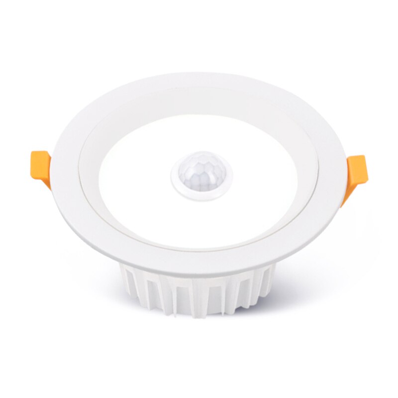 YX-9255S Moderne Led Kantelbaar Downlight Verzonken Ronde Plafond Spots 3W/5W/7W/8W Motion Sensor Auto Licht Lamp