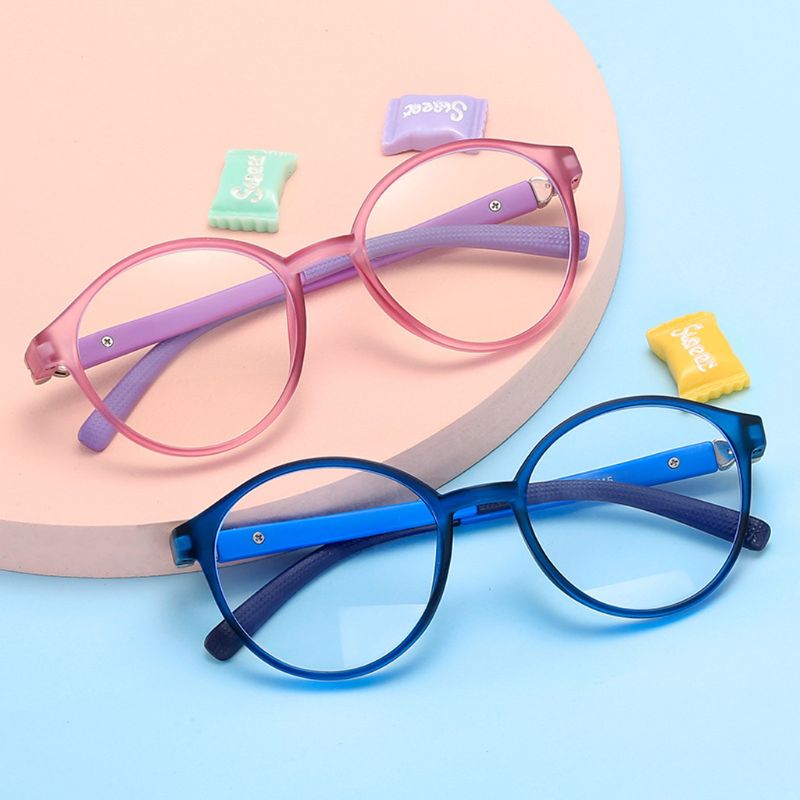 Gafas protectoras de luz azul, montura para niños, gafas de , lentes transparentes, gafas de ordenador para niños