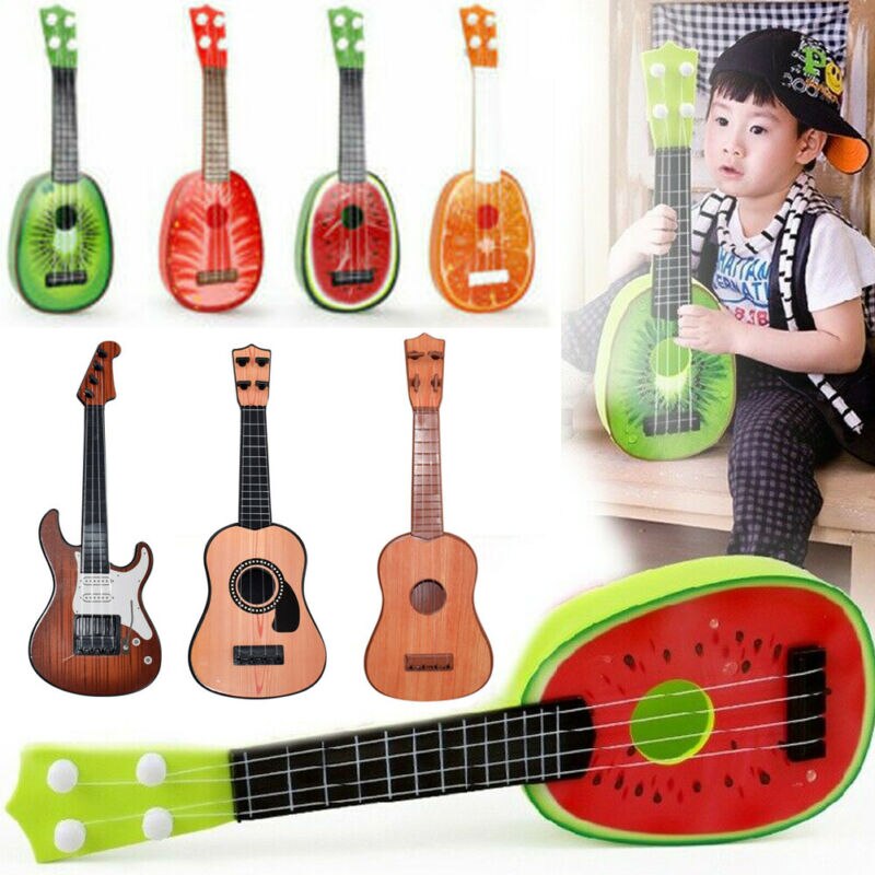 Børn frugt ukulele lille guitar musikinstrument pædagogisk legetøj