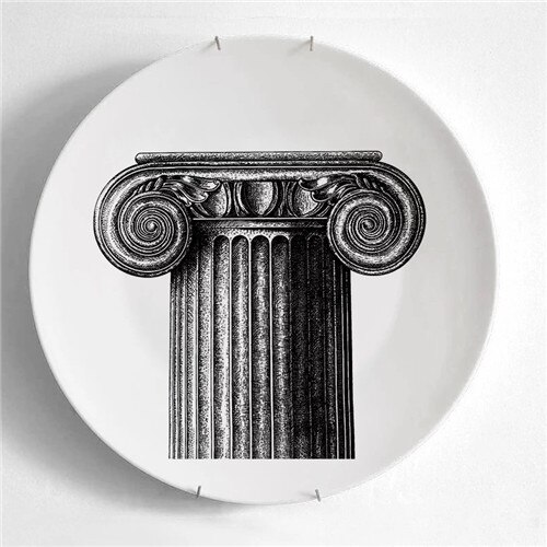 8 tommer italien milano porcelæn tallerken boligindretning kunstværk væg tallerken bordservice håndværk til køkkentøj elsker: 18