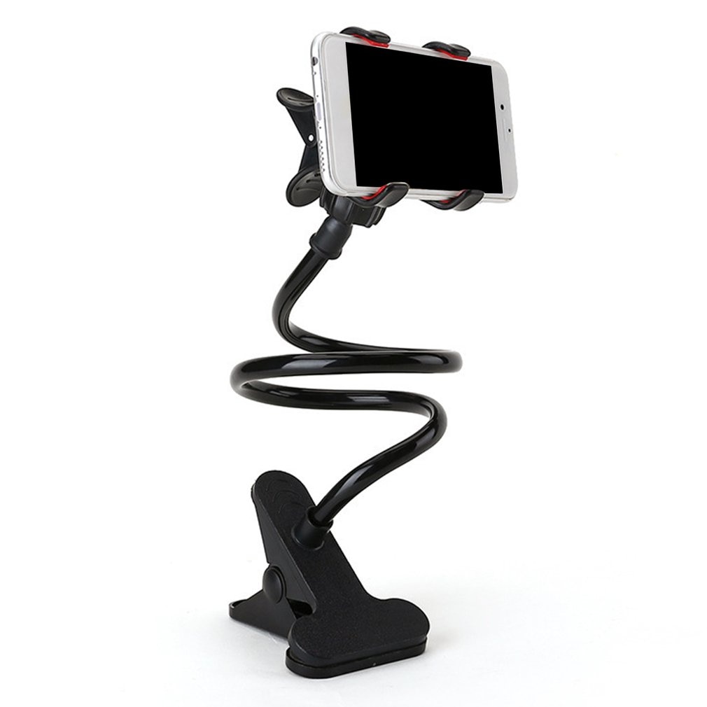 Flexibele 360 rotatieclip mobiele telefoonhouder luie bed desktop beugel montage standaard telefoon clip houder: 1