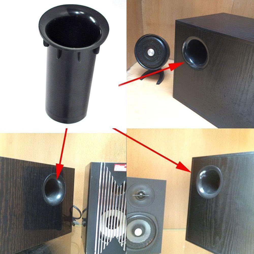 1PC Speaker Port Tube Bass Reflex Vent Ventilation Connector Woofer Subwoofer Box 53x100mm Accessories