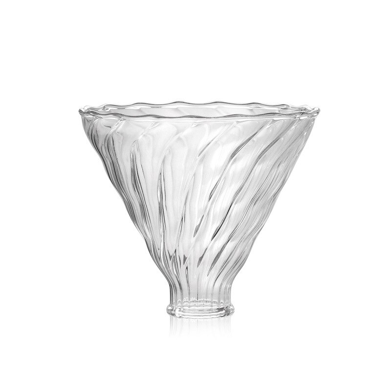 Kaffedryppegryte 300ml 500ml 700ml glass kaffekanne, isolert håndtak til å holde helle over kaffe og frisk dryppkanne: Stil 02