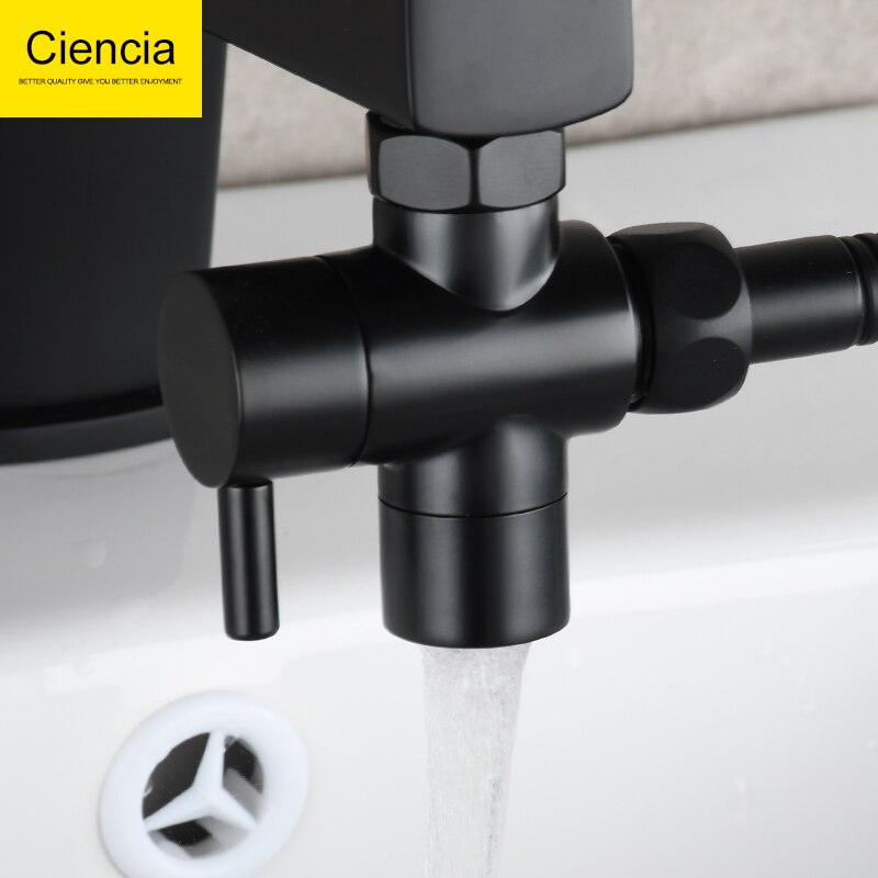 Messing vask omskifter armatur splitter til køkken eller badeværelse, vandhane adapter 3 vejs ventil, vask hane udskiftning del  m22 x m24
