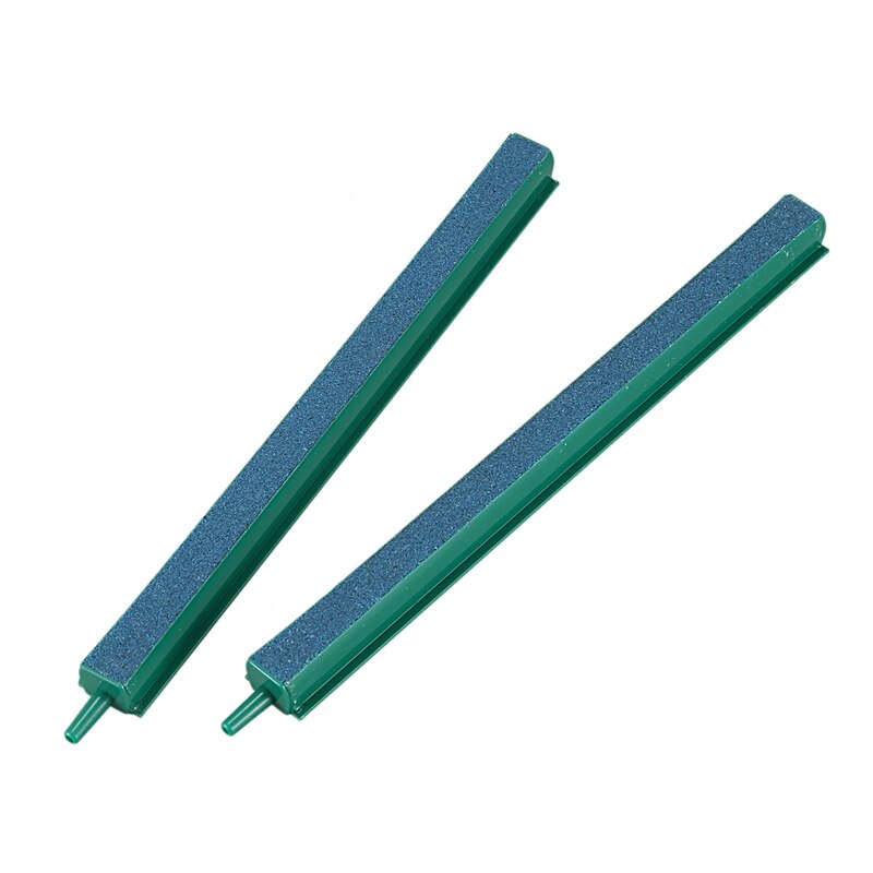 -2 kpl akvaario ilmakupla airstone tanko 8 " vihreä sininen