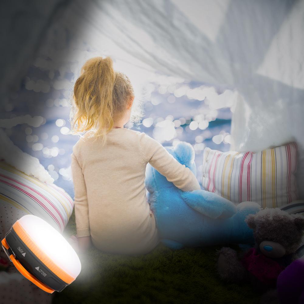 Super Bright Mini Portable Camping Lantern Night Light 3w 3 Modes LED Camping Light Outdoor Emergency Lamp Waterproof Use 3*AAA
