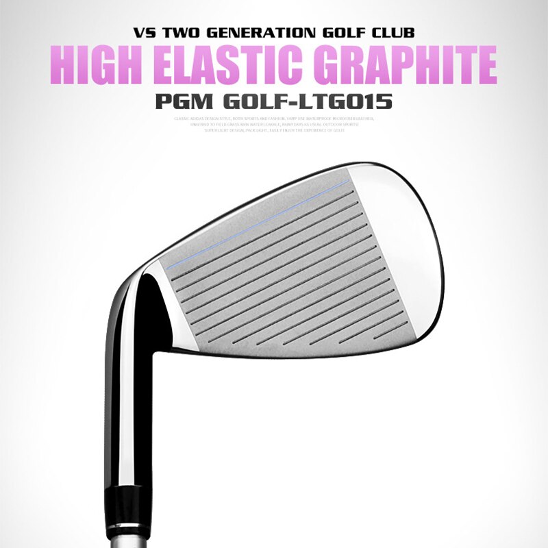 Dames Golf Geen. 7 Ijzers Beginner Golfers TIG015 Golf Club Rvs Hoofd, Carbon/Steel Shaft Vrouwen Rechtshandig Lzhzxy