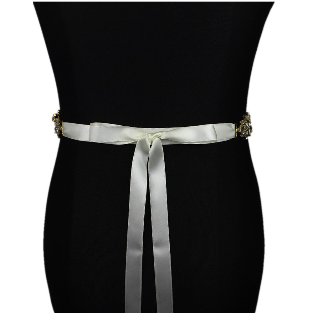 Ceinture de mariée en cristal de diamant AB, Simple et luxueuse, accessoires pour robe de mariée, faite à la main