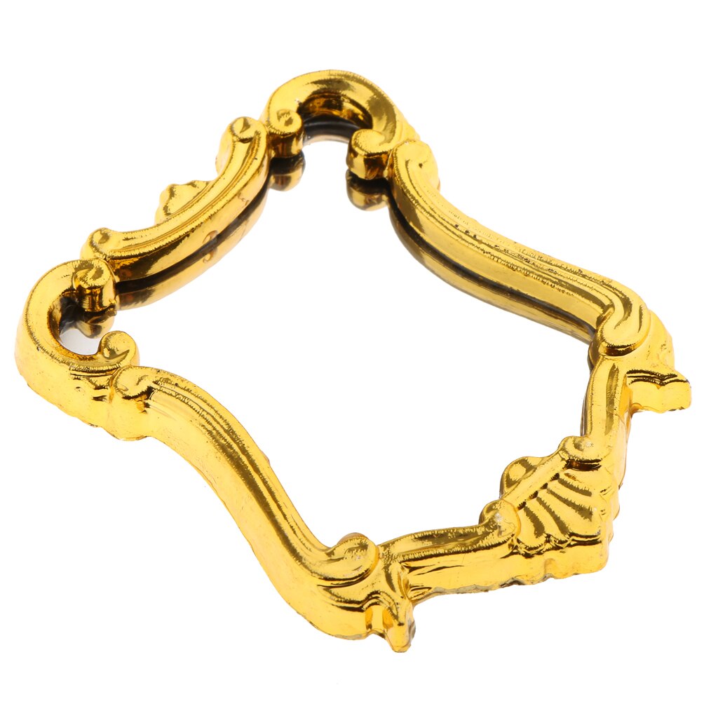 Accessori per mobili da bagno in miniatura per casa delle bambole a specchio in stile europeo in scala 1/12