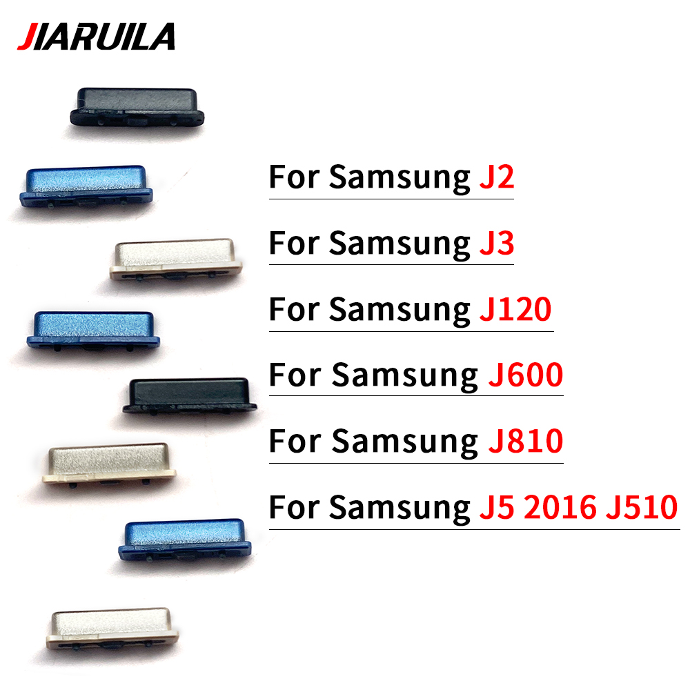 50 stk. av/på-knapp + volumknapp på siden til samsung  j5 j510 j2 j3 j600 j810 j500 j700 j7 j7 metal  j710 j7 neo