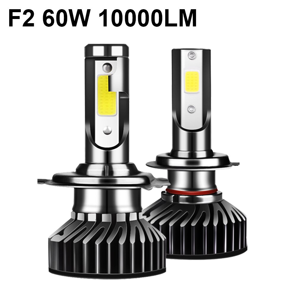 YHKOMS H4 H7 LED Bulb Car Headlight H1 H8 H9 H11 4300K 5000K 6500K 8000K F2 Auto Fog Lamp Car Accessories Bulbs Automobiles 12V: Brown / green / H7