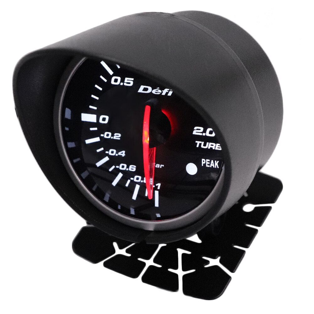 Universal df bf auto gauge varvräknare mätare med rött vitt ljus volt vatten temp oljepress vakuumförstärkning ext temp a/f ratio mätare