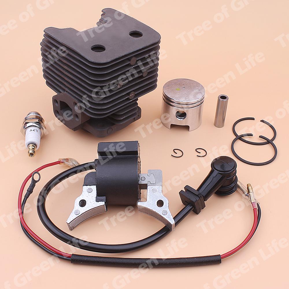 36mm Cylinder Piston Ignition Coil Kit For Tanaka SUM 328 WeedEater Blower Trimmer Brush Cutter
