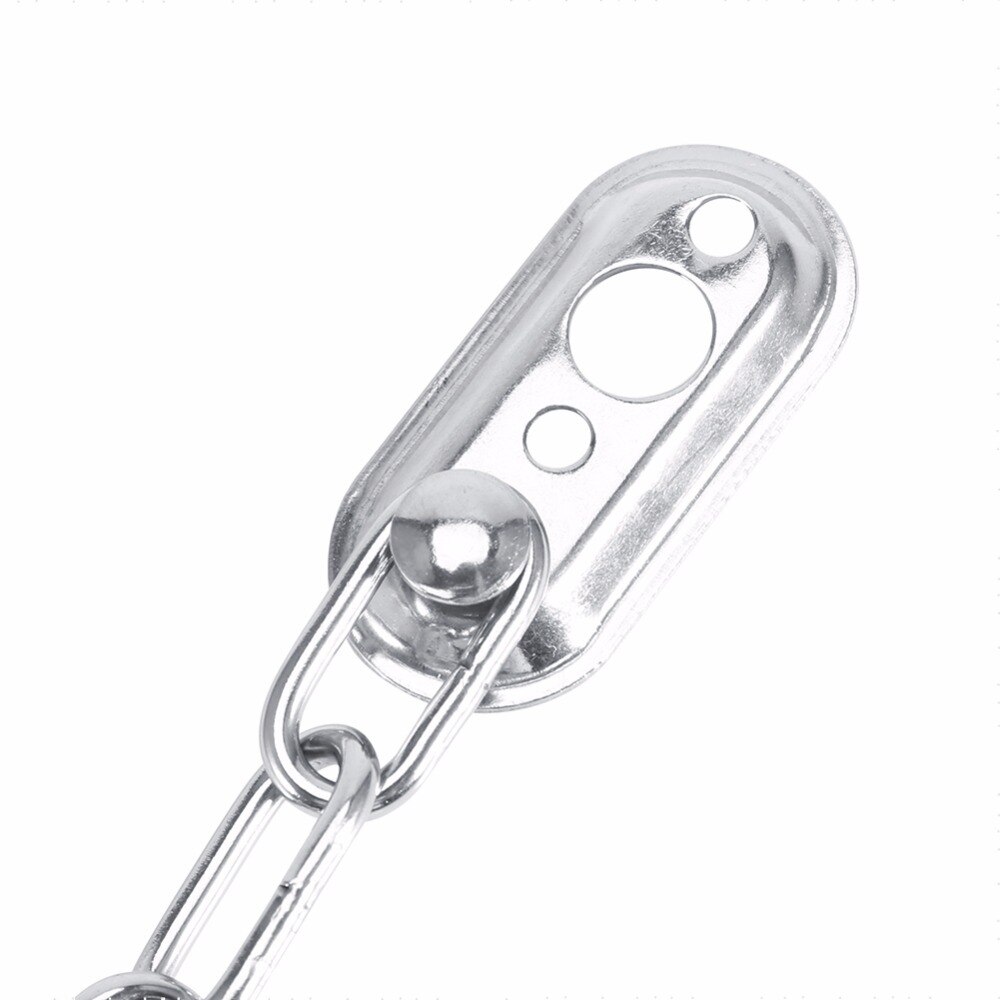 Sliding Door Lock Chrome Door Lock Chain Bolt Safety Chain Hotel Office Security Chain Gate Cabinet Latches Decorative Hardware