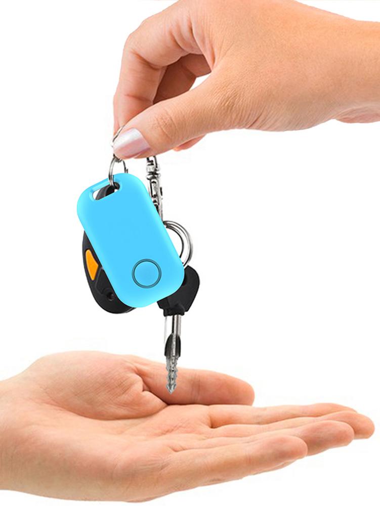 S6 Smart Key Finder Smart Tracker Bluetooth Tracker Portable Luggage Wallet Key Tracking Device Compatible for iOS9.0/Android9.0