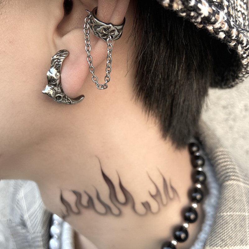 1pc nowy modny Vintage 316 ze stali nierdzewnej stadniny kolczyki dla mężczyzn Punk koreański Hip Hop Goth srebrny kolor mężczyzn kolczyki biżuteria prezent