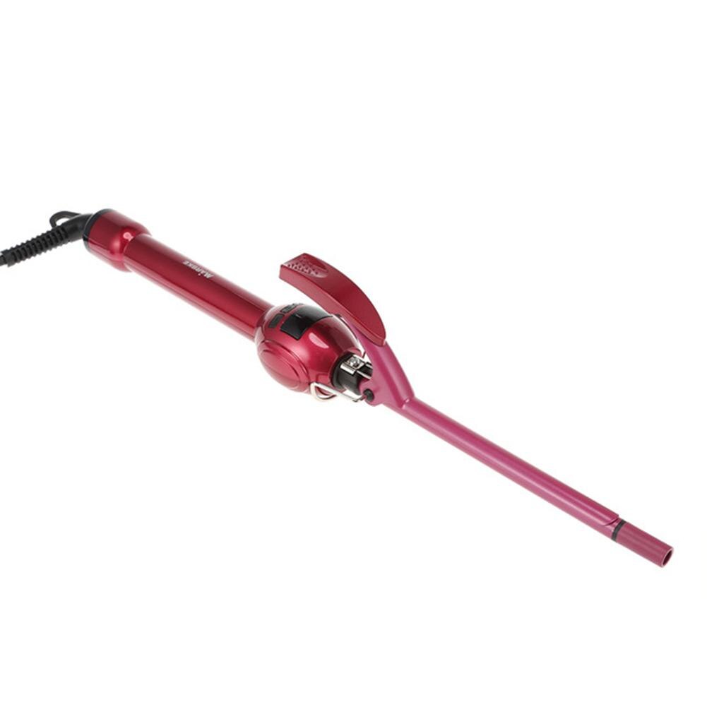 Lcd Display Krultangen Professionele Haar Krultang Rotatie Curl Wand: Red