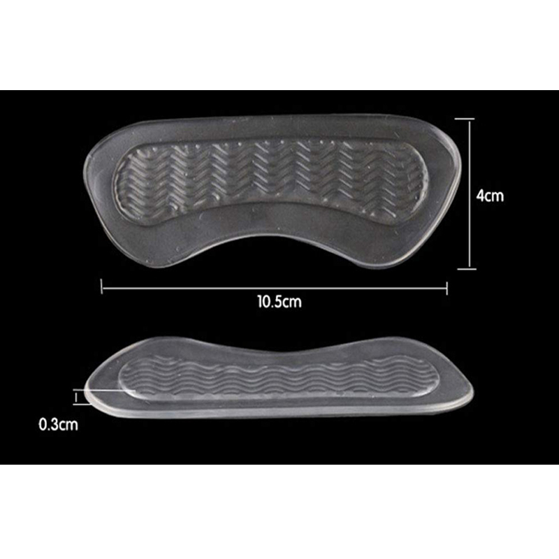 1 Pair Soft Silicone Gel Women Heel Inserts protector Foot feet Care Shoe Insert Pads Insole Cushion Feet Care Accessories HD-X