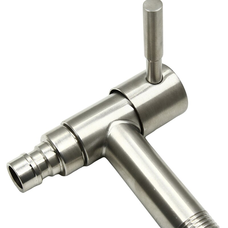 1PC 304 Stainless Steel T-word Shaped Washing Machine Water Faucet Hot Modern Garden Fast Open Faucet/ Wall Mounted Taps Bibcock
