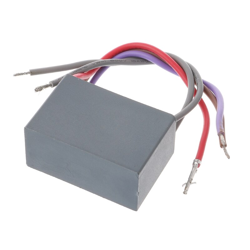 YukiHalu Ceiling Fan Repair Kit: 3-Speed 4-Wire Pull Chain Switch & CBB61 4.5+6+5uF Capacitor