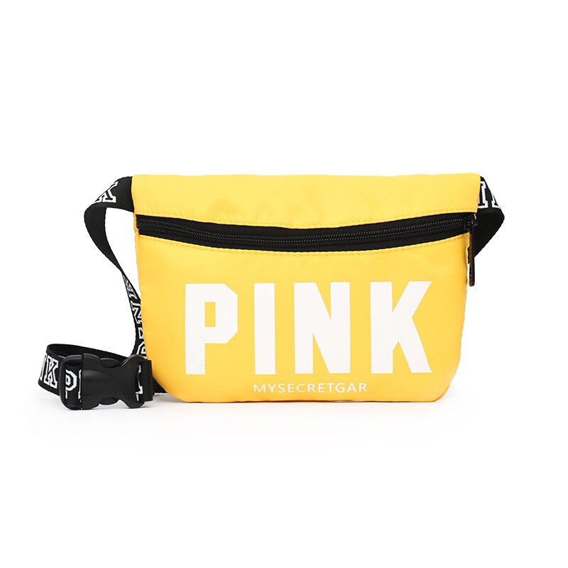 Women's Waist Bag Pink Fanny Pack Beach Diagonal Bag Card Holder Chest Bag Casual Heuptas Pockets Pouch Belt: Yellow